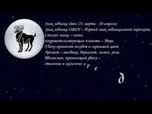 Личный гороскоп на день 20 апреля знак зодиака Овен