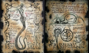 Очень древняя книга заклинаний черной магии