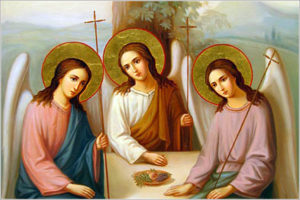 Христианская икона Троицкая