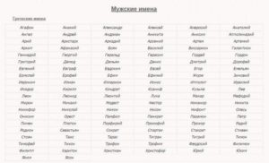 Красивые греческие имена для мальчиков