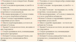 Православный псалом 33