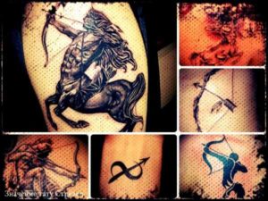 Лучшие татуировки знак зодиака Стрелец