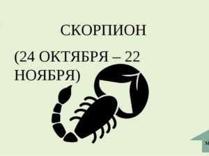 Все про день 6 ноября, знак зодиака Скорпион