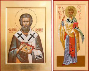 Православная икона святого Валентина