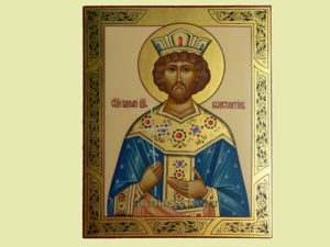 Христианская икона святого Константина