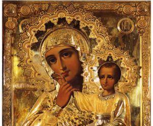 Православная икона Божьей Матери Утешение