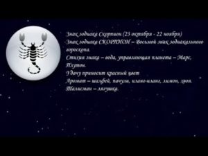 Гороскоп успеха на день 17 ноября знак Скорпион