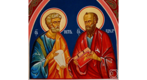 Известная икона Петра и Павла.