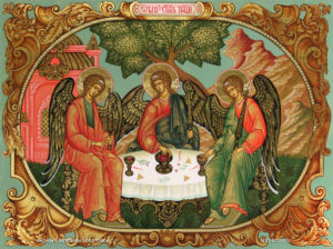 Христианская икона Троицкая