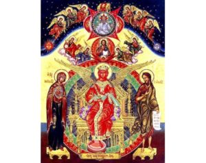 Христианская икона Софии Премудрости Божией.
